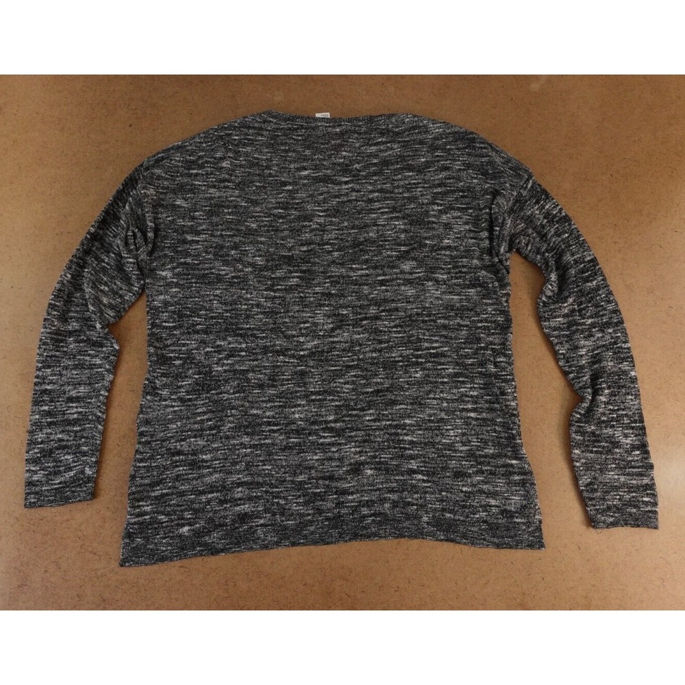 Divided H&M Women's Size Large Black Lightweight Knit Long Sleeve Pullover Top - Picture 4 of 8